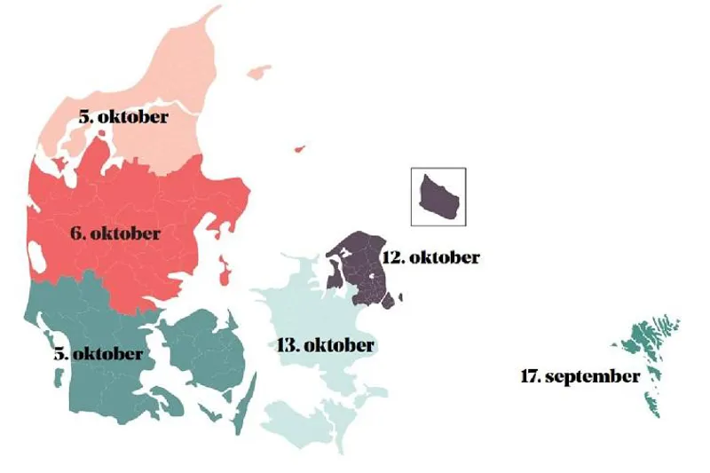 Danmarkskort generalforsamlinger