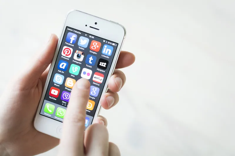 Telefon med apps