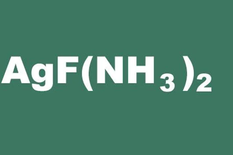 Sølvdiaminfluorid formel